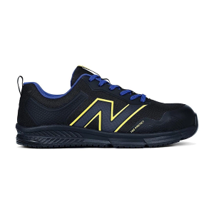 Men's New Balance Work Evolve Shoes sneakers-athletic-shoes 9.5 Wide Black/Blue/Yellow
