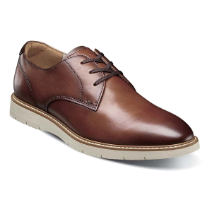 Men's Florsheim Vibe Plain Toe Dress Shoes Regular 14 Cognac