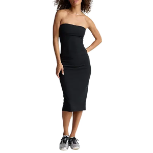 Women's Beyond Yoga Spacedye Strapless Shorts Medium Darkest Night