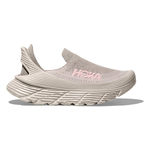 Women's HOKA Restore TC Recovery Shoes sneakers-athletic-shoes 6/7 Regular Stucco / Putty