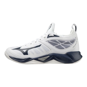 Women's Mizuno Wave Dimension Volleyball Shoes sneakers-athletic-shoes 8.5 Regular White/Navy