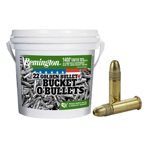 Remington Bucket O' Bullets 22 Golden Bullet HP Rimfire Ammunition