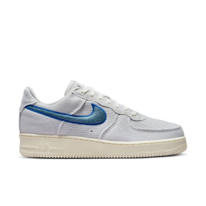Men's Nike Air Force 1 Low Canvas Sneakers sneakers-athletic-shoes 11 Regular Photon Dust/Smokey Blue/Game Royal