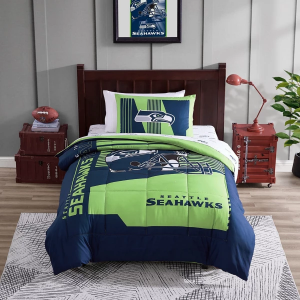 Logo Brands Seattle Seahawks Status Bed In A Bag Twin