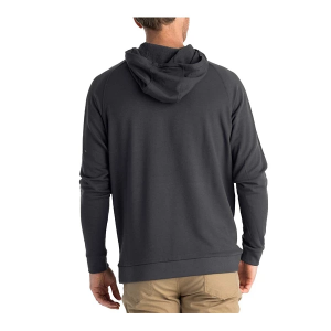 Men's Free Fly Bamboo Lightweight Fleece Fishing Hoodie XLarge Black Sand