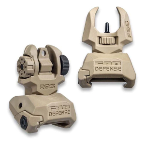 FAB Defense Front and Rear Set of Flip-up Sights