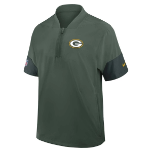 Green Bay Packers Nike 2025 Sideline Coach Mid Athletic Jacket Medium Fir