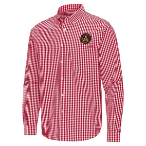 Antigua Atlanta United FC Ellis Woven Button Up Shirt