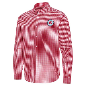 Antigua Chicago Fire FC Ellis Woven Button Up Shirt