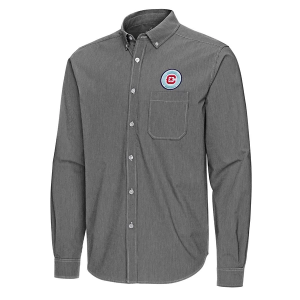 Antigua Chicago Fire FC Porter Woven Button Up Shirt