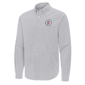 Antigua Chicago Fire FC Porter Woven Button Up Shirt