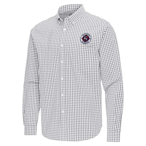 Antigua New England Revolution Ellis Woven Button Up Shirt