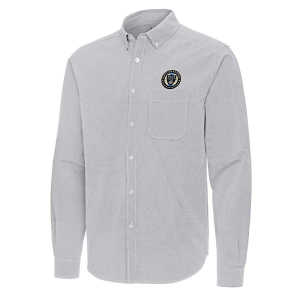 Antigua Philadelphia Union Porter Woven Button Up Shirt