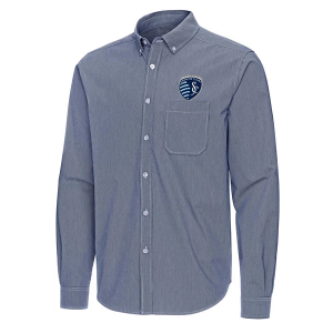 Antigua Sporting Kansas City Porter Woven Button Up Shirt