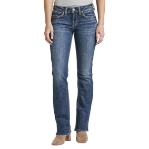 Women's Silver Jeans Co. Britt Slim Fit Bootcut Jeans Indigo 394 31 31