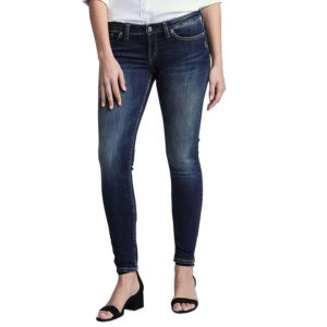 Women's Silver Jeans Co. Tuesday Slim Fit Skinny Jeans Indigo 32 31
