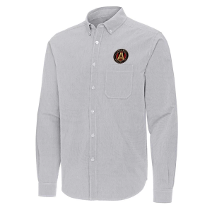 Antigua Atlanta United FC Porter Woven Button Up Shirt