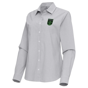 Antigua Women's Austin FC Porter Woven Button Up Shirt