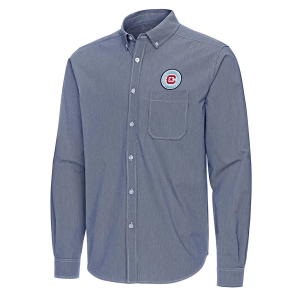 Antigua Chicago Fire FC Porter Woven Button Up Shirt