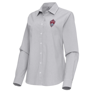 Antigua Women's Colorado Rapids Porter Woven Button Up Shirt