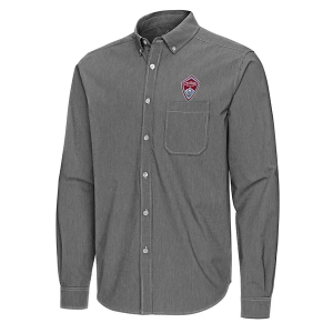 Antigua Columbus Crew SC Porter Woven Button Up Shirt