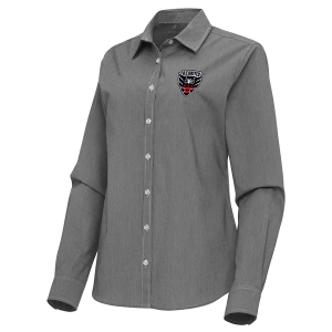 Antigua Women's D.C. United Porter Woven Button Up Shirt