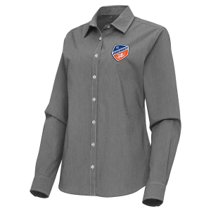 Antigua Women's FC Cincinnati Porter Woven Button Up Shirt