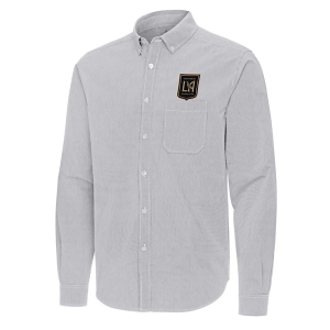 Antigua Los Angeles FC Porter Woven Button Up Shirt