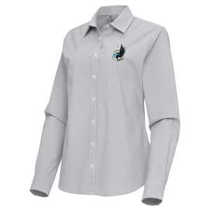 Antigua Women's Minnesota United FC Porter Woven Button Up Shirt