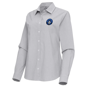 Antigua Women's Montreal Impact Porter Woven Button Up Shirt