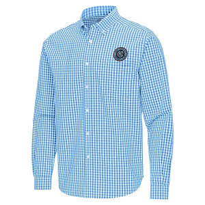 Antigua New York City FC Ellis Woven Button Up Shirt