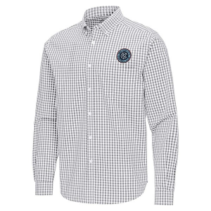 Antigua New York City FC Ellis Woven Button Up Shirt