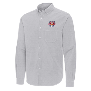 Antigua New York Red Bulls Porter Woven Button Up Shirt
