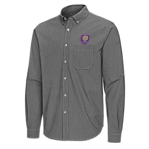 Antigua Orlando City SC Porter Woven Button Up Shirt