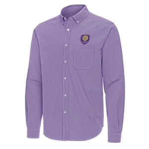 Antigua Orlando City SC Porter Woven Button Up Shirt