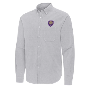 Antigua Orlando City SC Porter Woven Button Up Shirt