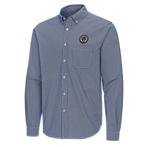 Antigua Philadelphia Union Porter Woven Button Up Shirt
