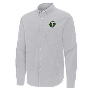 Antigua Portland Timbers Porter Woven Button Up Shirt