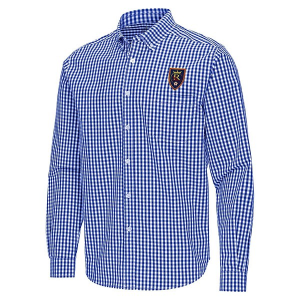 Antigua Real Salt Lake Ellis Woven Button Up Shirt