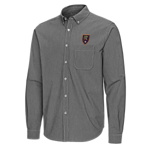 Antigua Real Salt Lake Porter Woven Button Up Shirt