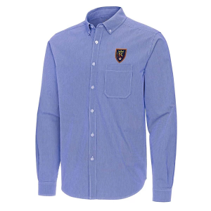 Antigua Real Salt Lake Porter Woven Button Up Shirt