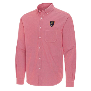 Antigua Real Salt Lake Porter Woven Button Up Shirt