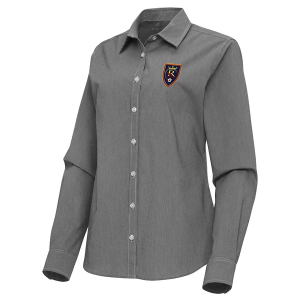Antigua Women's Real Salt Lake Porter Woven Button Up Shirt