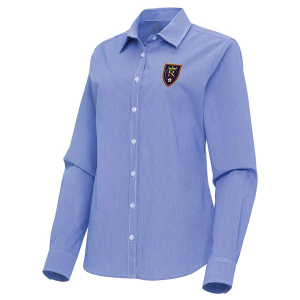 Antigua Women's Real Salt Lake Porter Woven Button Up Shirt