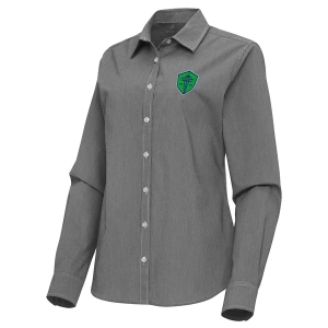 Antigua Women's Seattle Sounders FC Porter Woven Button Up Shirt
