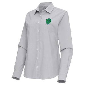 Antigua Women's Seattle Sounders FC Porter Woven Button Up Shirt