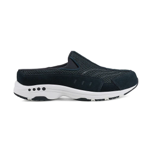 Women's Easy Spirit Traveltime Casual Clogs Narrow 7.5 Navy/White