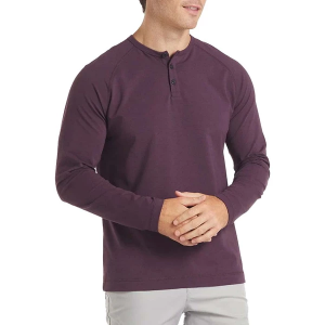 Men's Public Rec Go To Long Sleeve Henley Medium Blackberry
