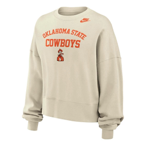 Oklahoma State Cowboys Nike Women's Crew Small Sail