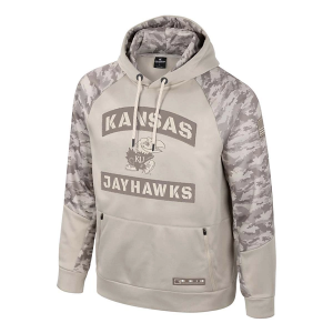 Kansas Jayhawks Colosseum Hoodie XLarge Sand